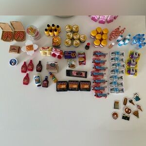 Assorted Mini Brands Fill the Fridge Play Food Set Choose 6!